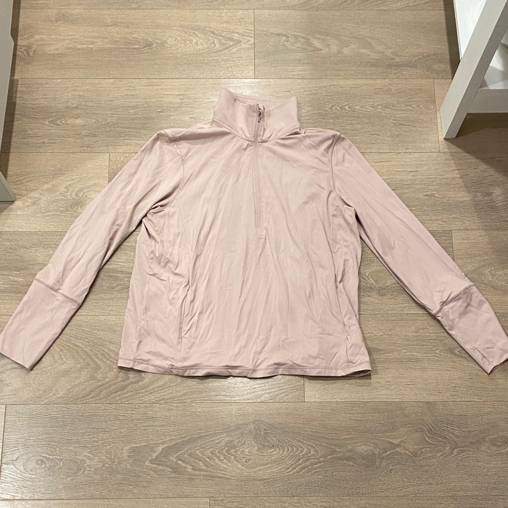 Women’s Large Blush Quarter-Zip Women's Sweatshirt